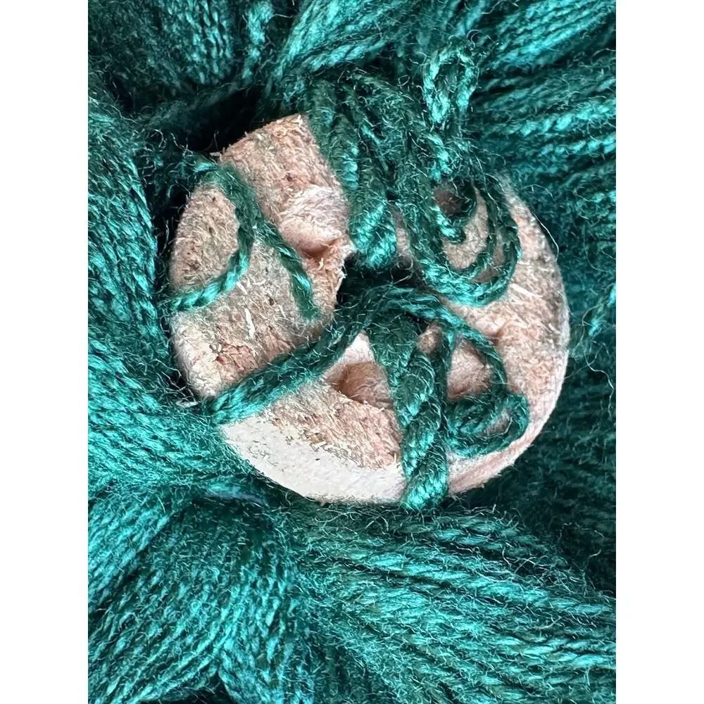 French Tassel Furniture Key Fob emerald Green Cotton *Shabby Chic Vintage